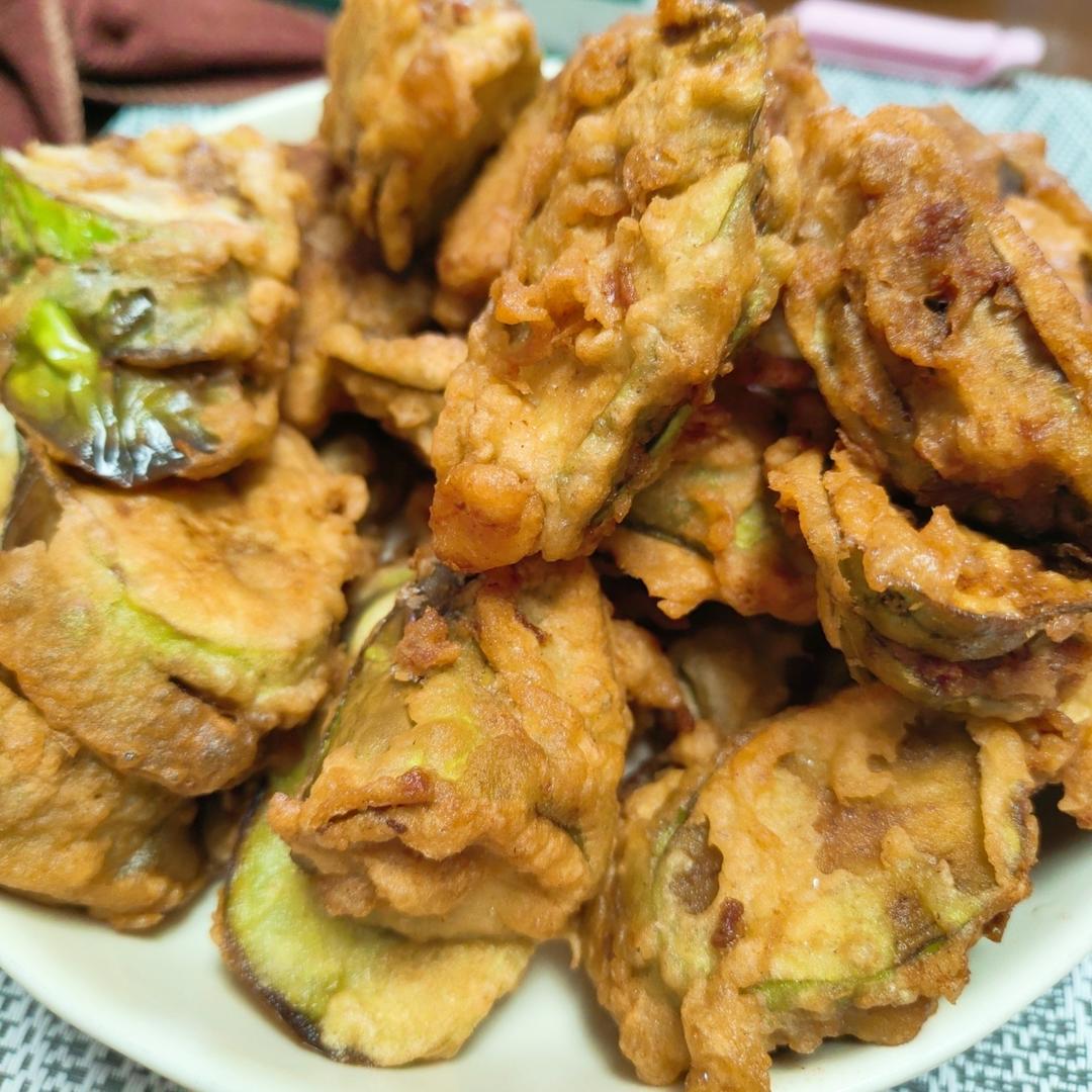 酥炸茄盒￨外酥里嫩