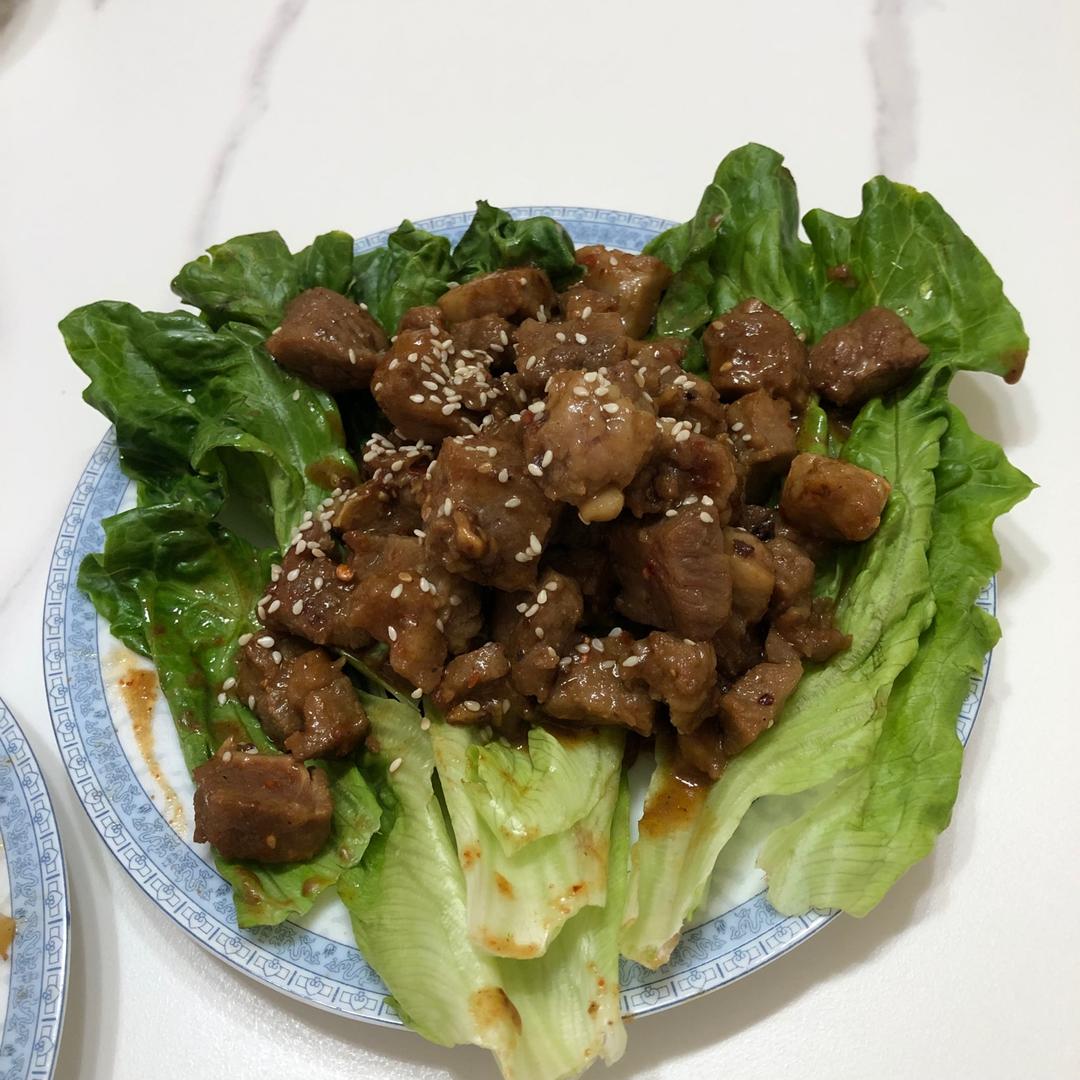 孜然牛肉粒