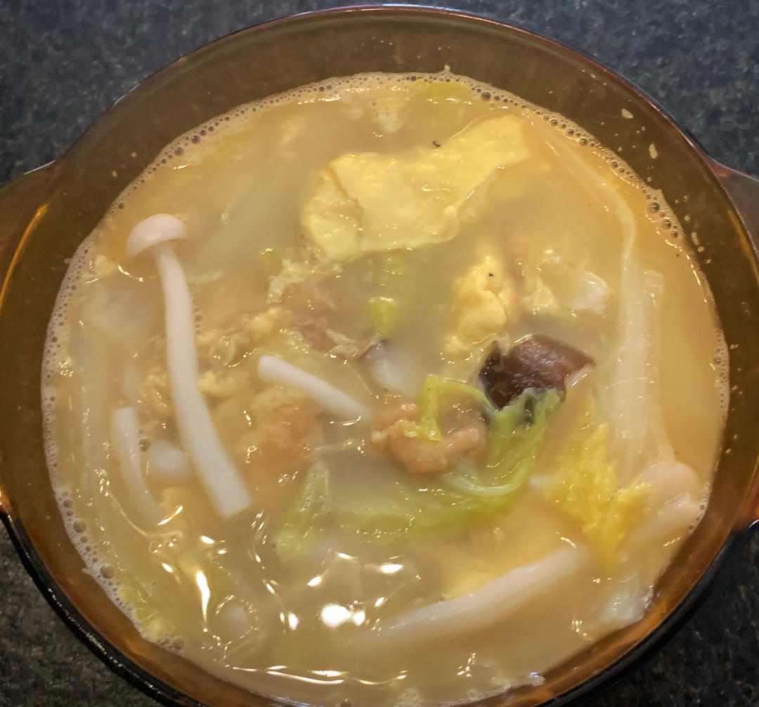 厨师长教你：“香菇白菜汤”的家常做法，简单易学营养美味