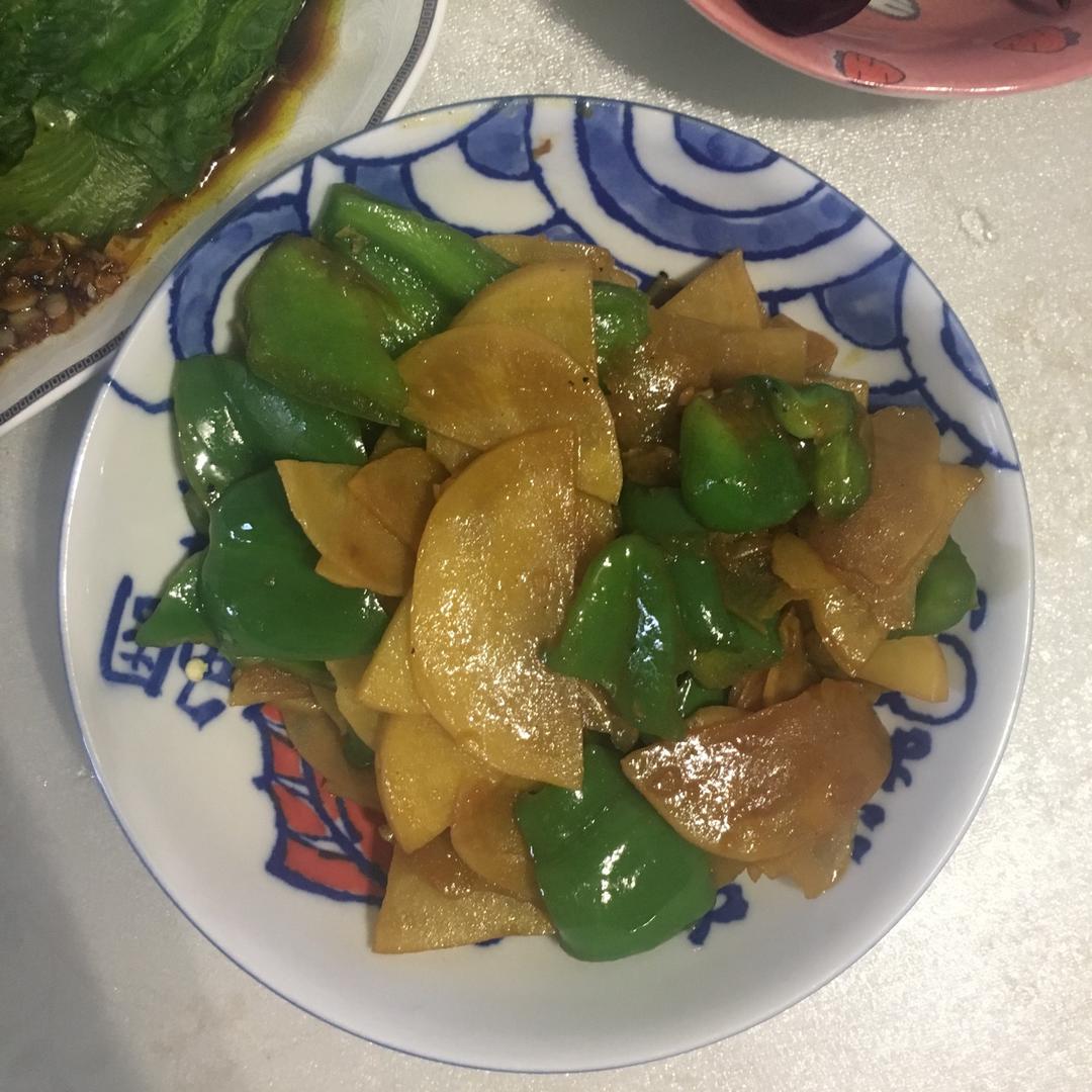 家常炒土豆片