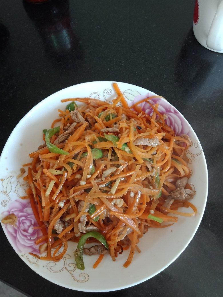 胡萝卜炒肉