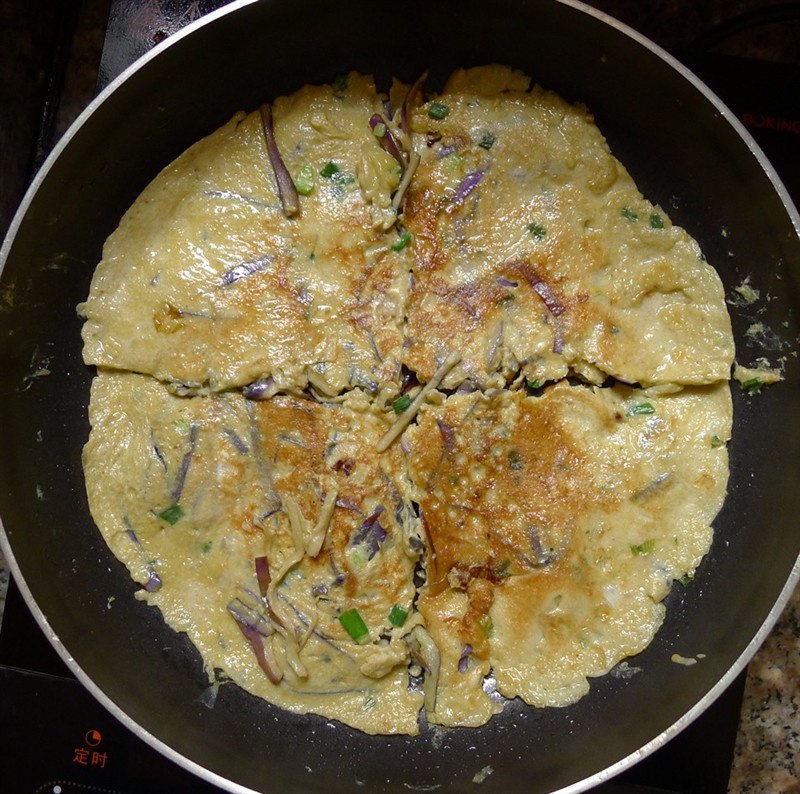 茄子蛋饼