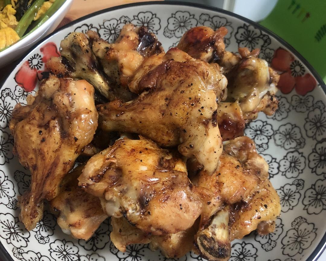 宅在家里不想炖肉之烤鸡翅根的做法
