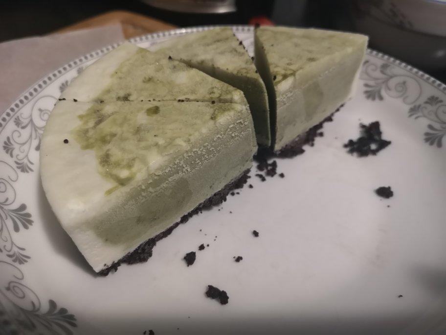 渐变抹茶慕斯蛋糕：我Amanda带着既美又作的抹茶甜点又来了！【曼食慢语】