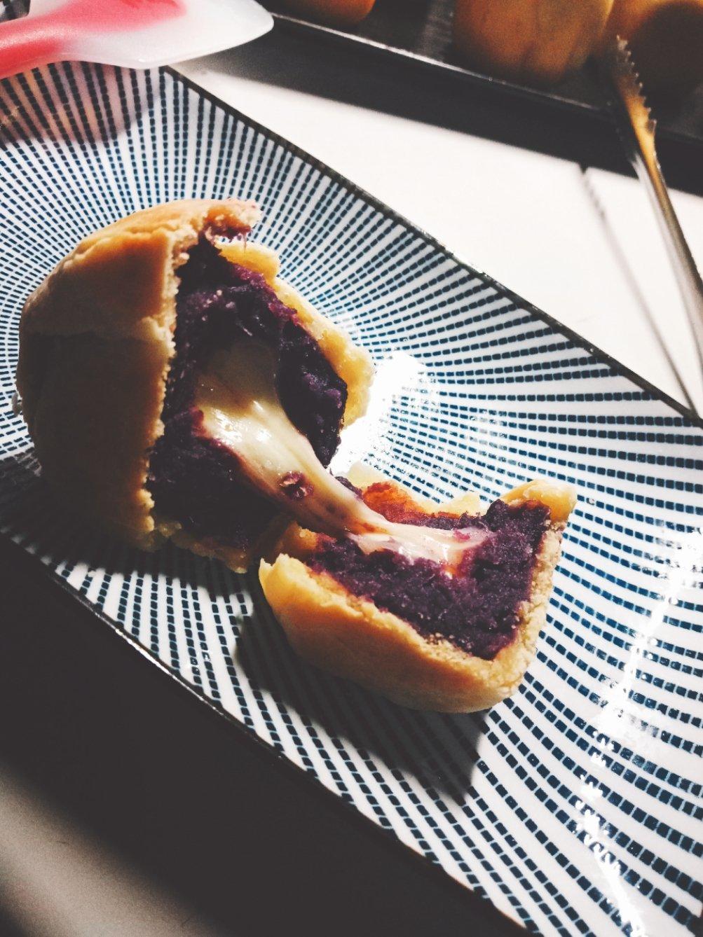 【爆浆紫薯仙豆糕】