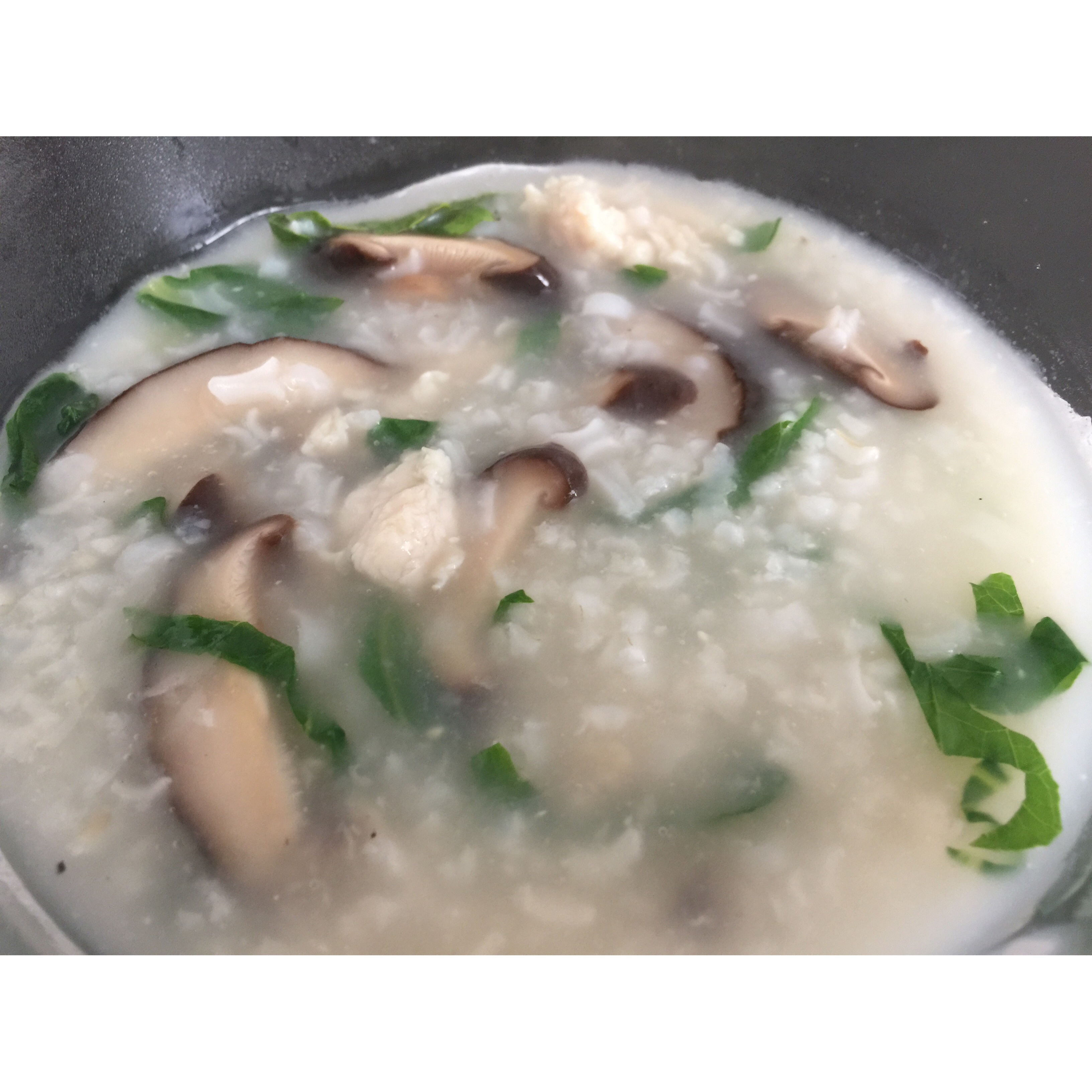 香菇鸡肉粥