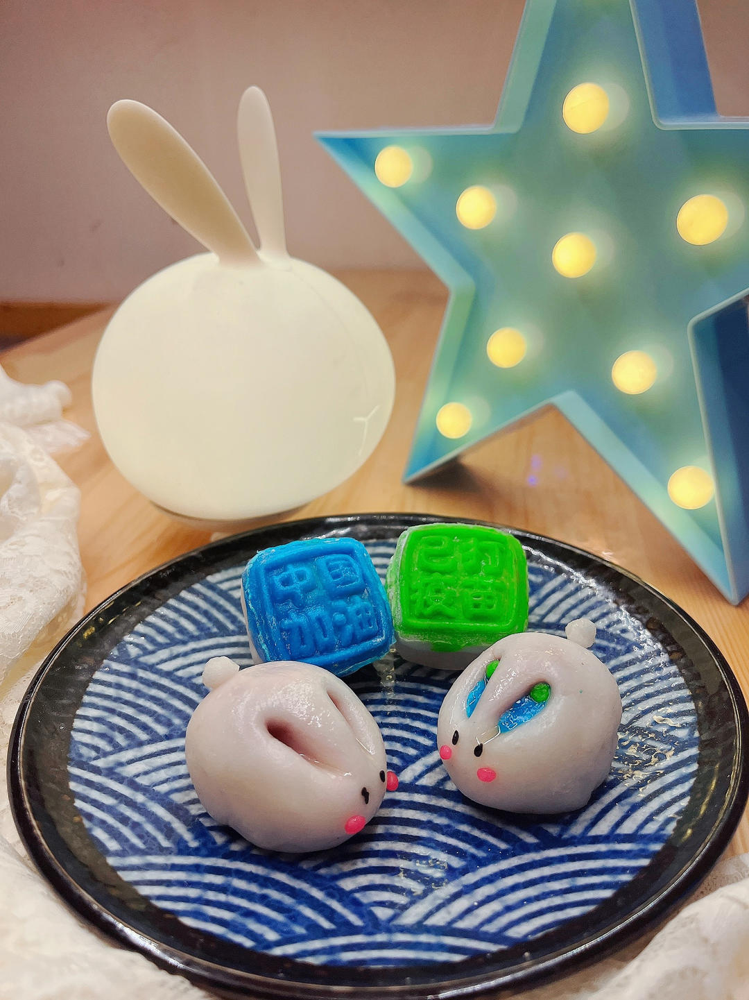 【冰皮玉兔】超萌月饼，中秋必备