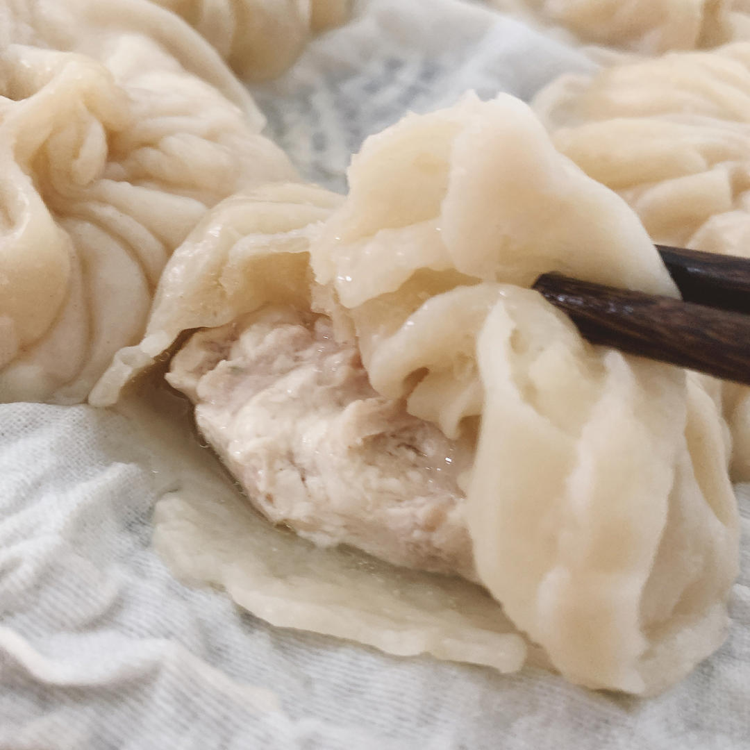 嵊州美食~生煎豆腐包（饺子皮版）
