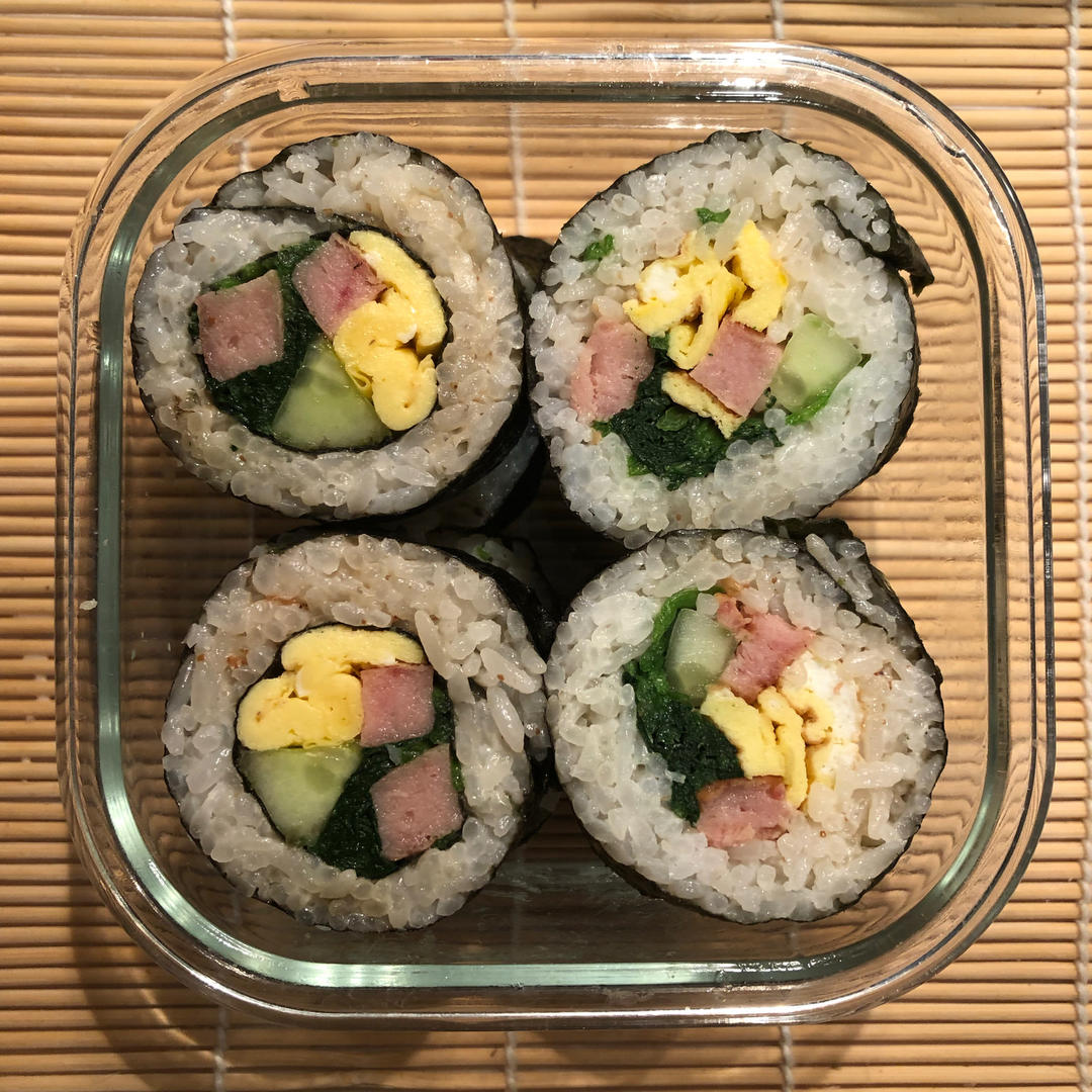 高颜值的紫菜包饭