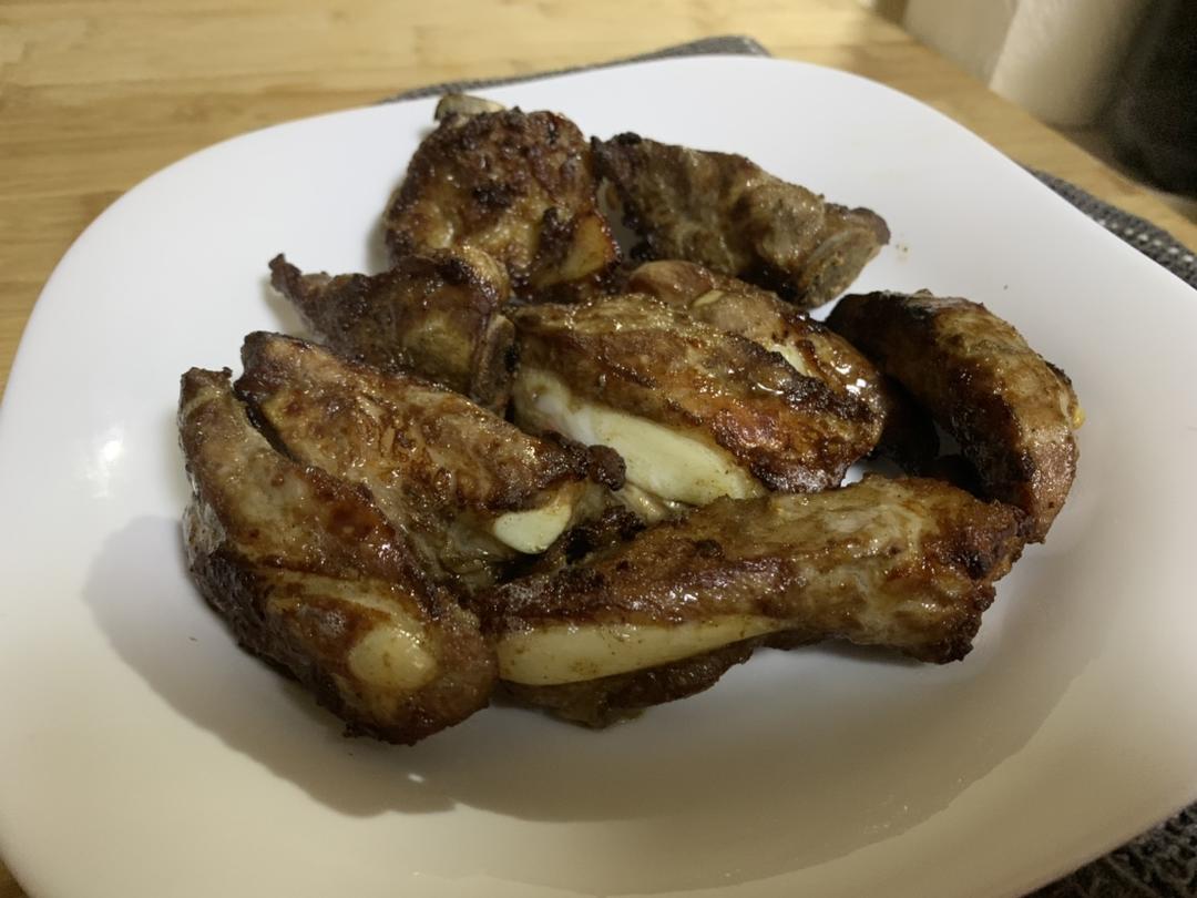 蒜香排骨 - 空气炸锅版