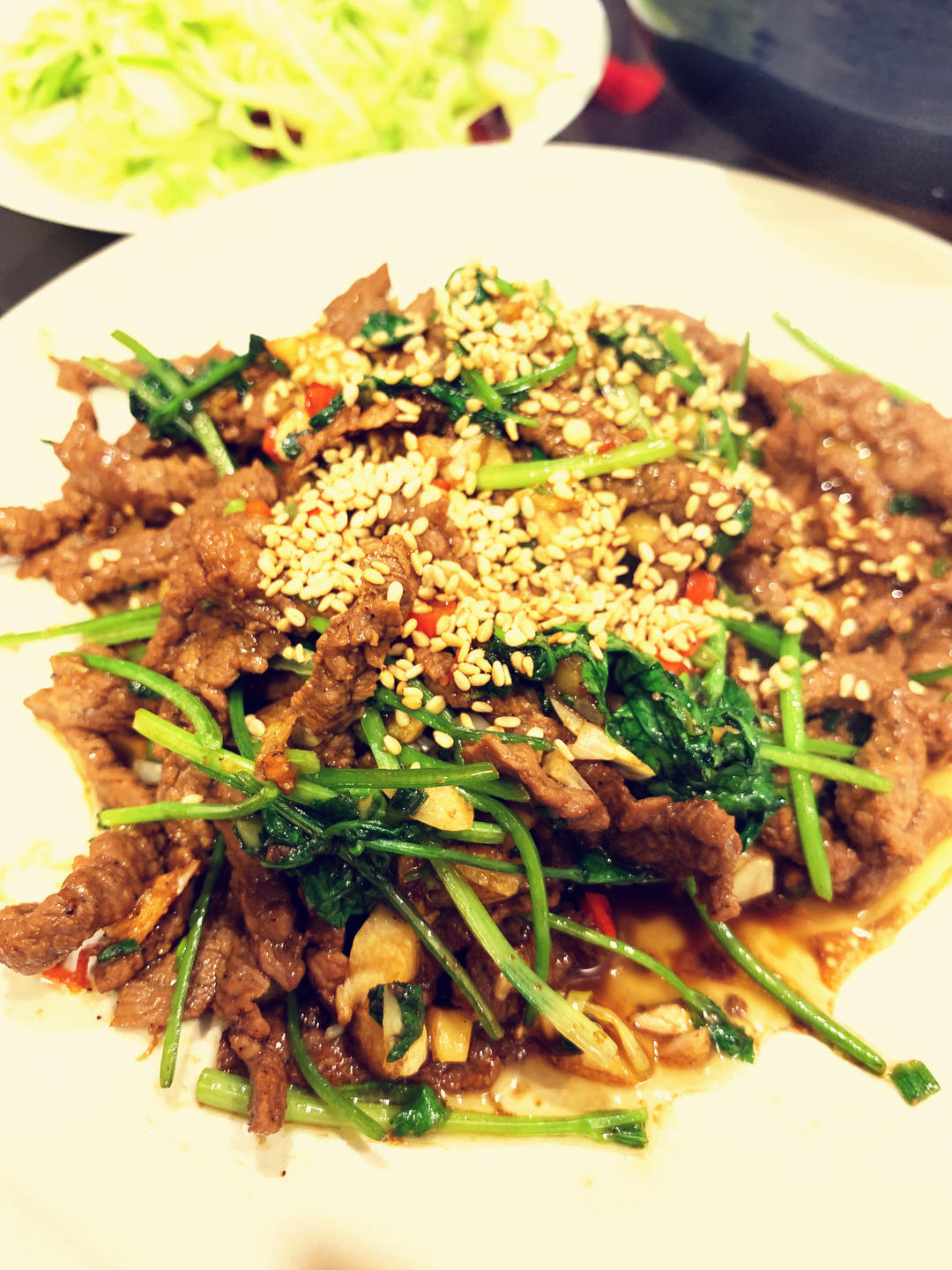 爆炒嫩滑黑胡椒牛后腿肉