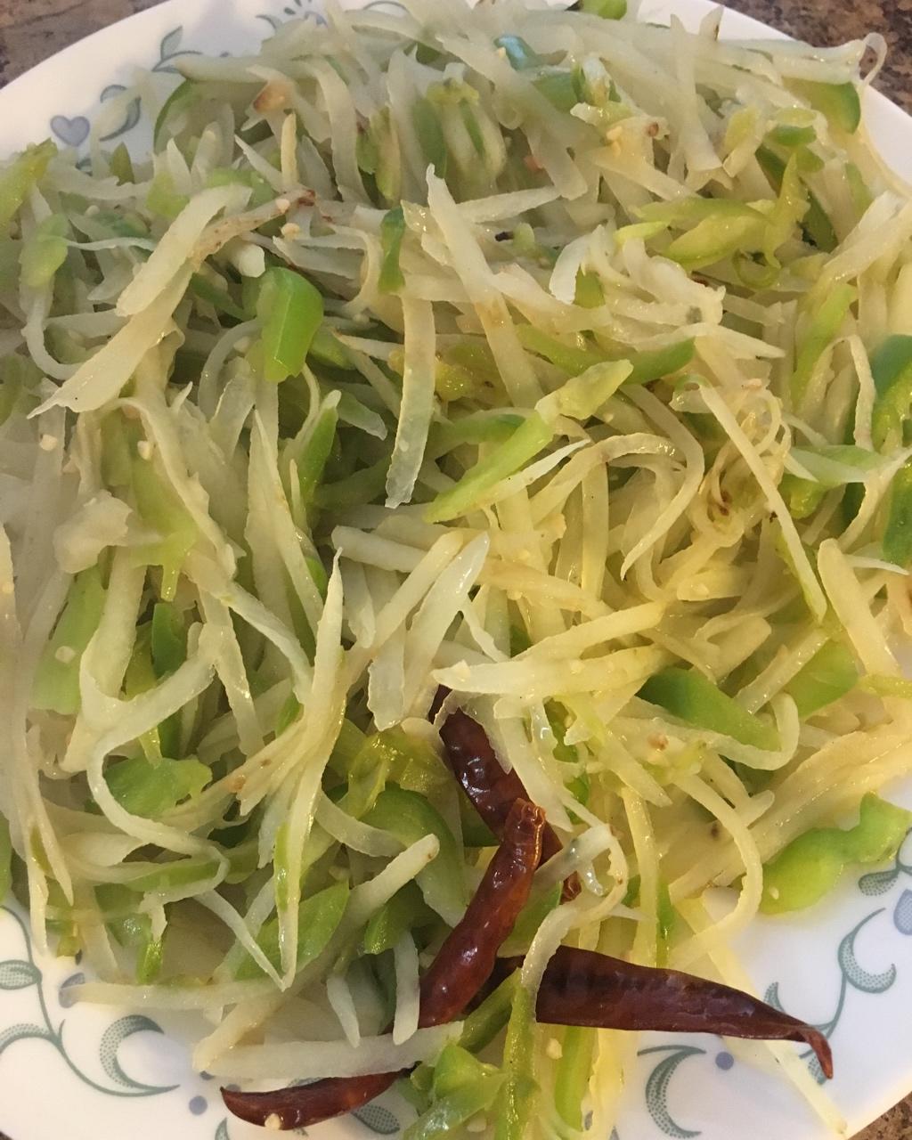 青椒土豆丝