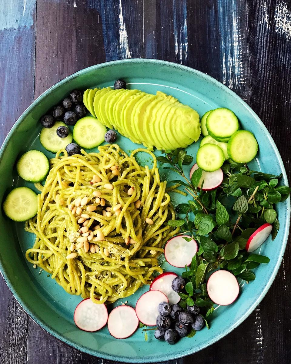 意大利面青酱--罗勒酱