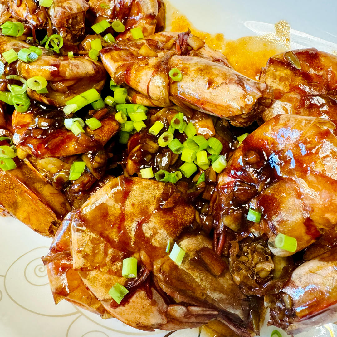 家庭版油焖大虾