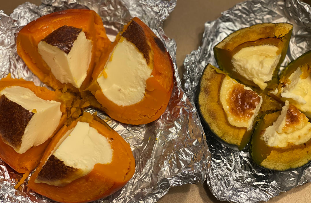 南瓜半熟芝士【蒸煮炖锅食谱11月】
