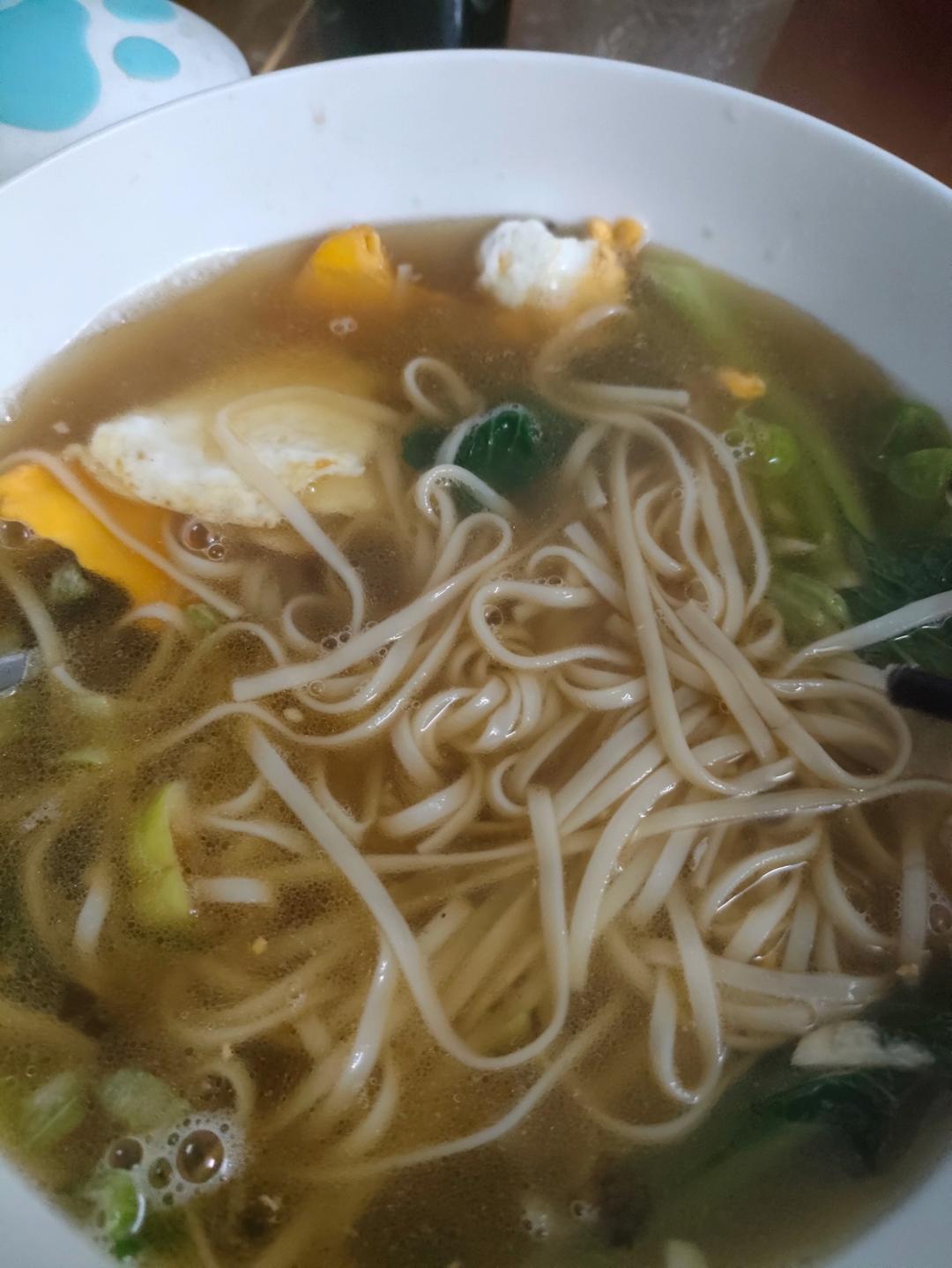 能治感冒的快手阳春面🍜营养热汤面（辛温解表）