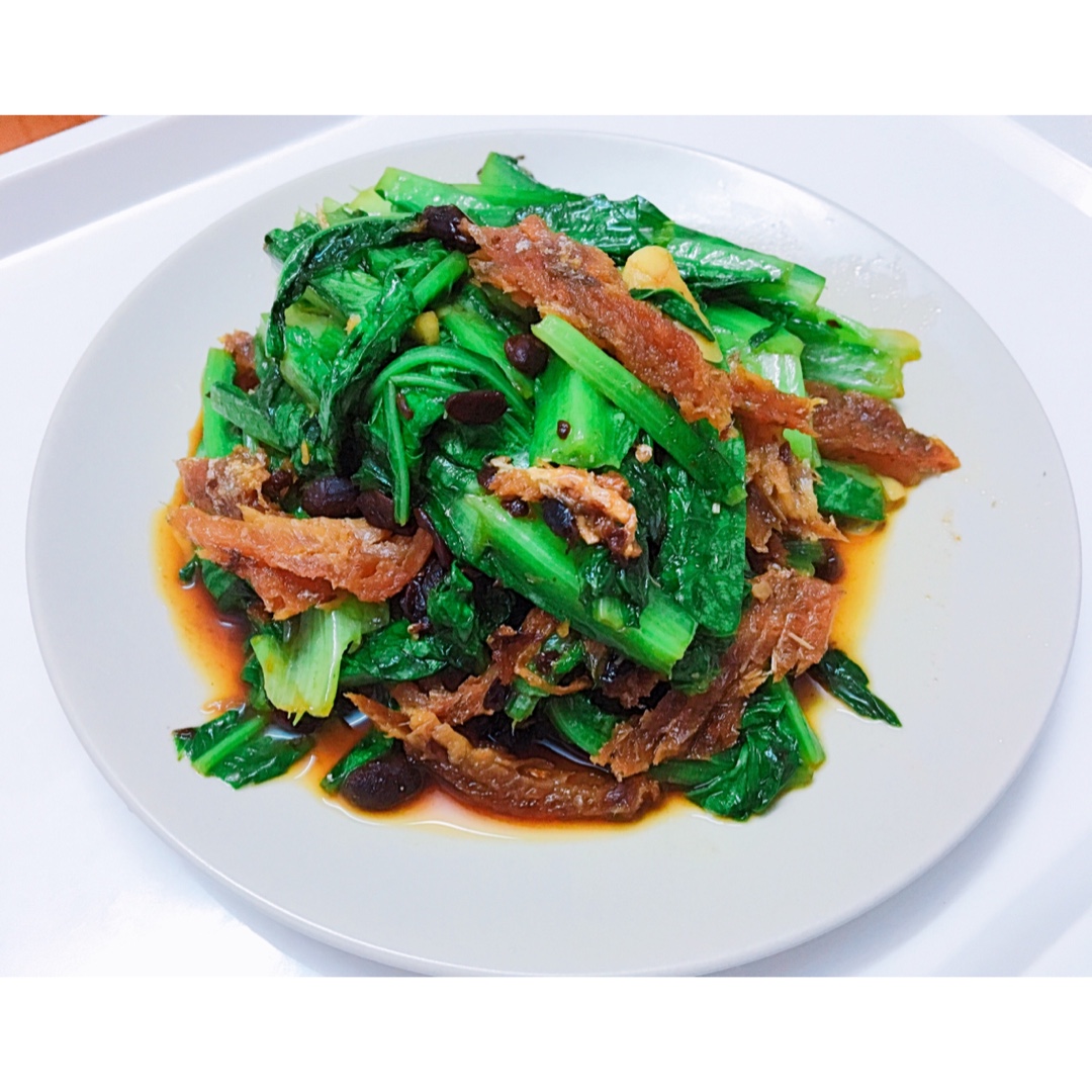 豆豉鲮鱼油麦菜