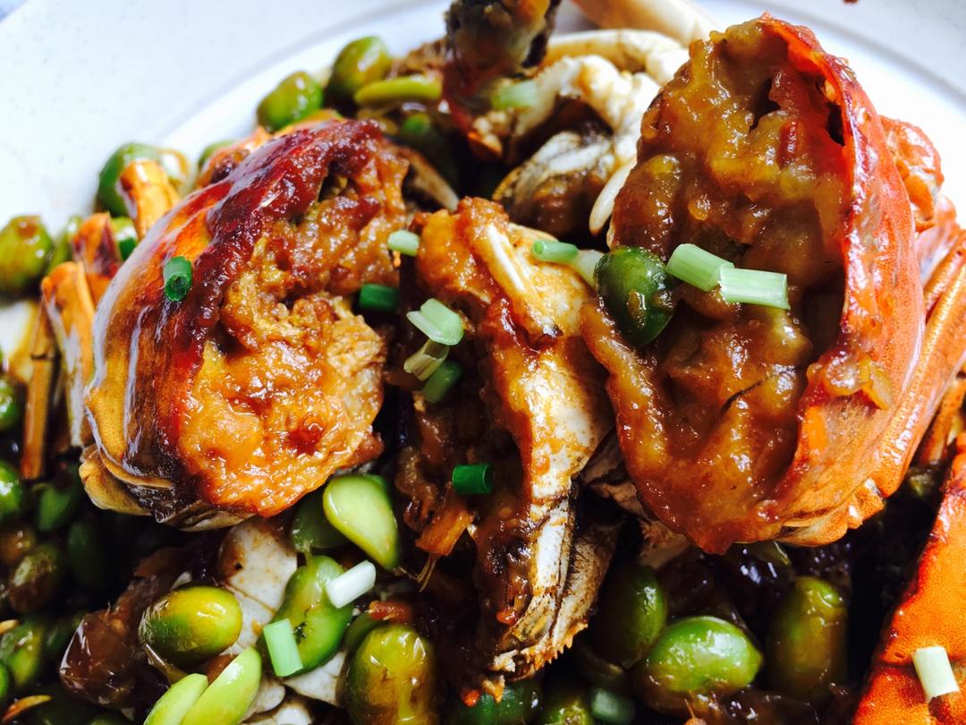 不说a做的面拖六月黄蟹