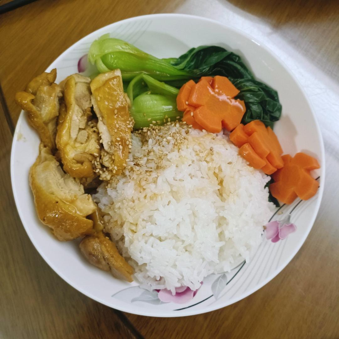 照烧鸡腿饭