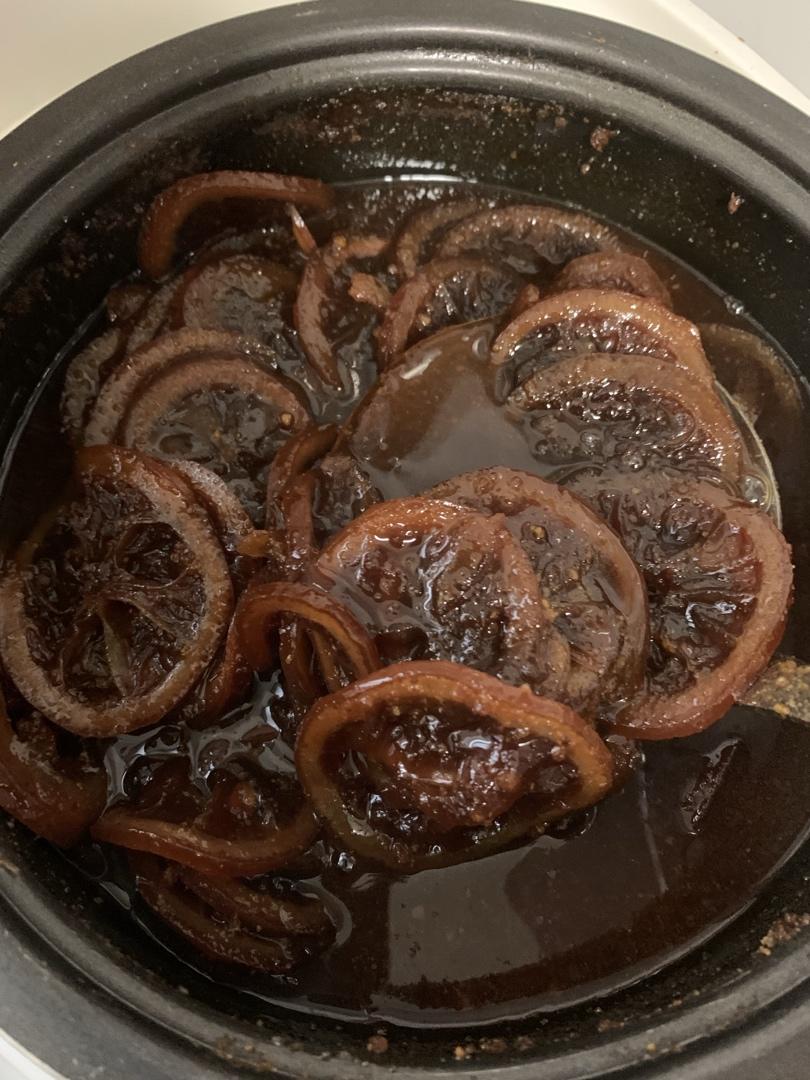自制黄冰糖柠檬膏( 电压力锅版超详细及熬后状态视频)