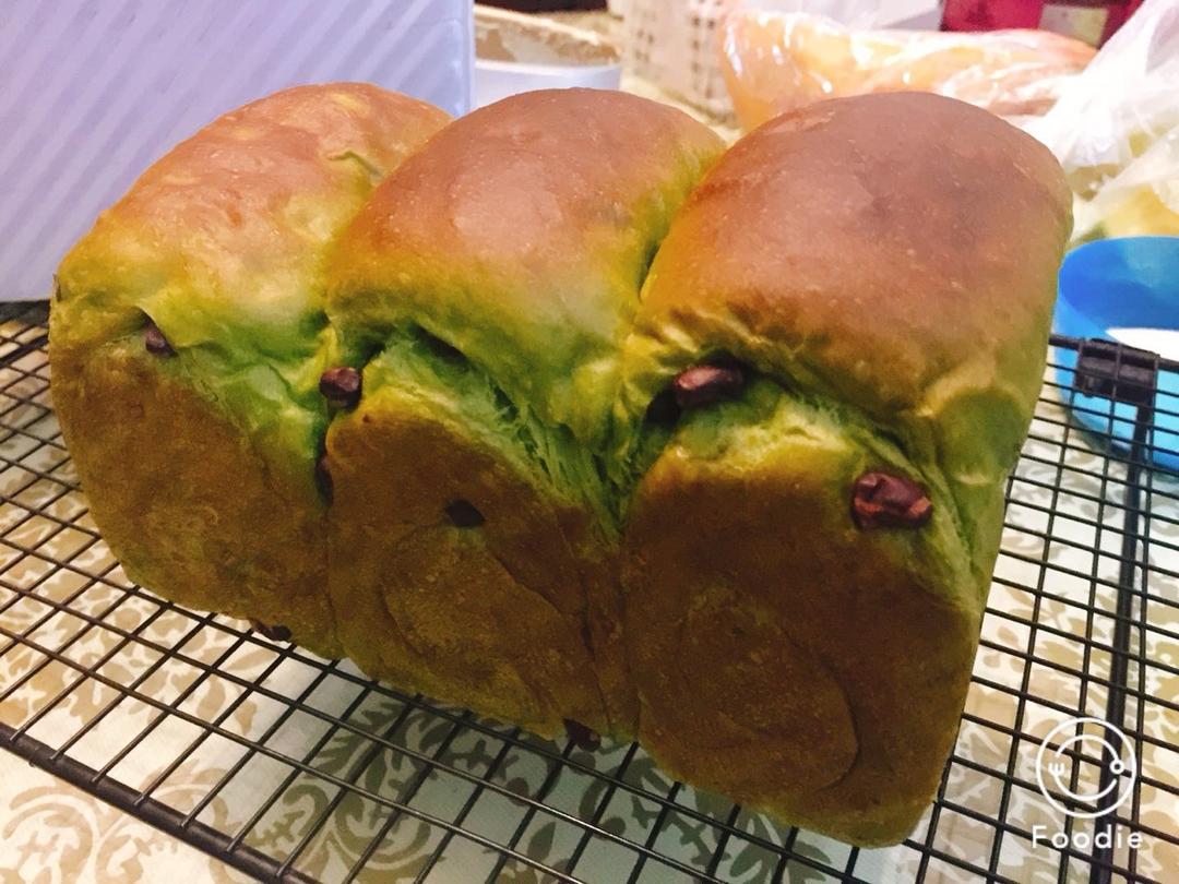 抹茶红豆吐司（详述手揉方法)