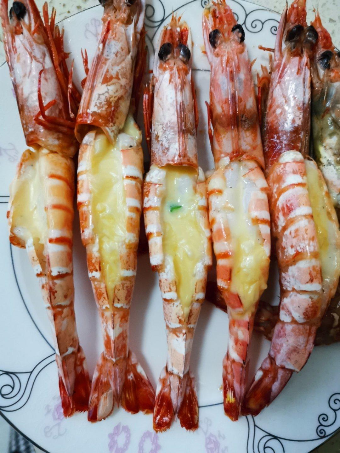 朗姆酒芝士焗虾