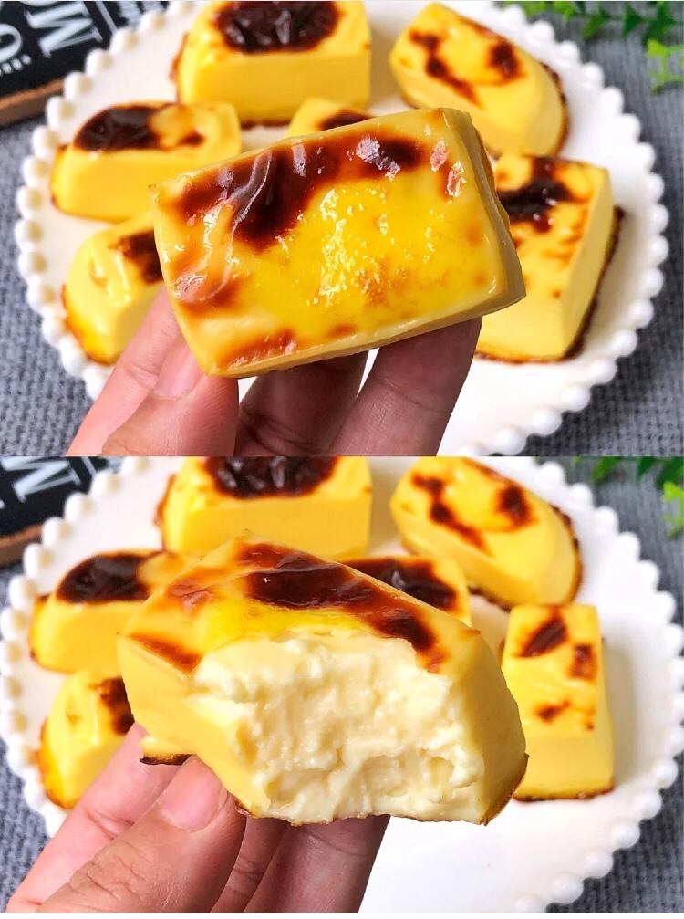 烤牛奶块❗️外焦里嫩～奶香浓郁❗️