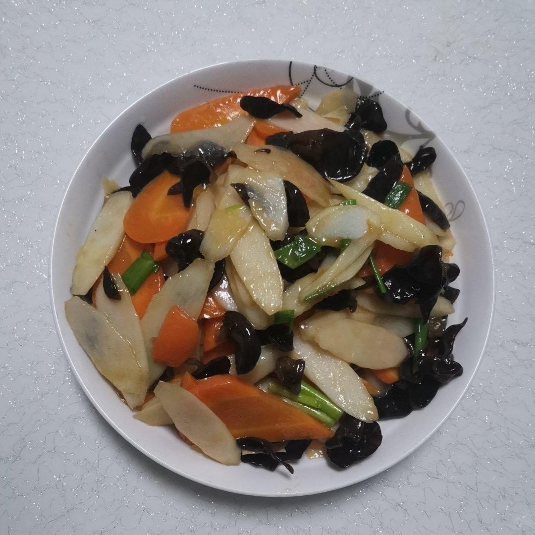 山药炒木耳