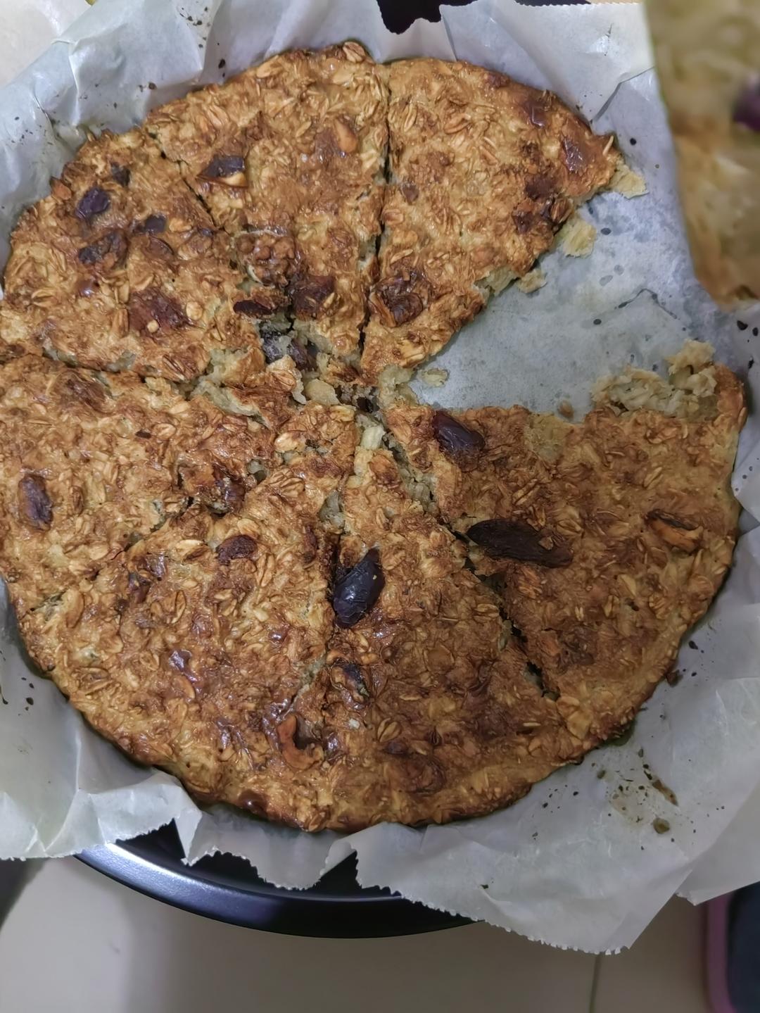 低卡奶香燕麦饼