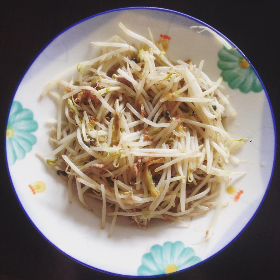 清炒豆芽