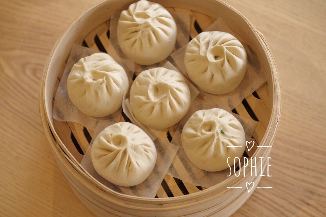 上海绿杨村【香菇菜包】提褶包操作视频/包子注意点
