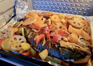 探鱼鱼酷风味懒人烤鱼（烤箱简易版）的做法 步骤7