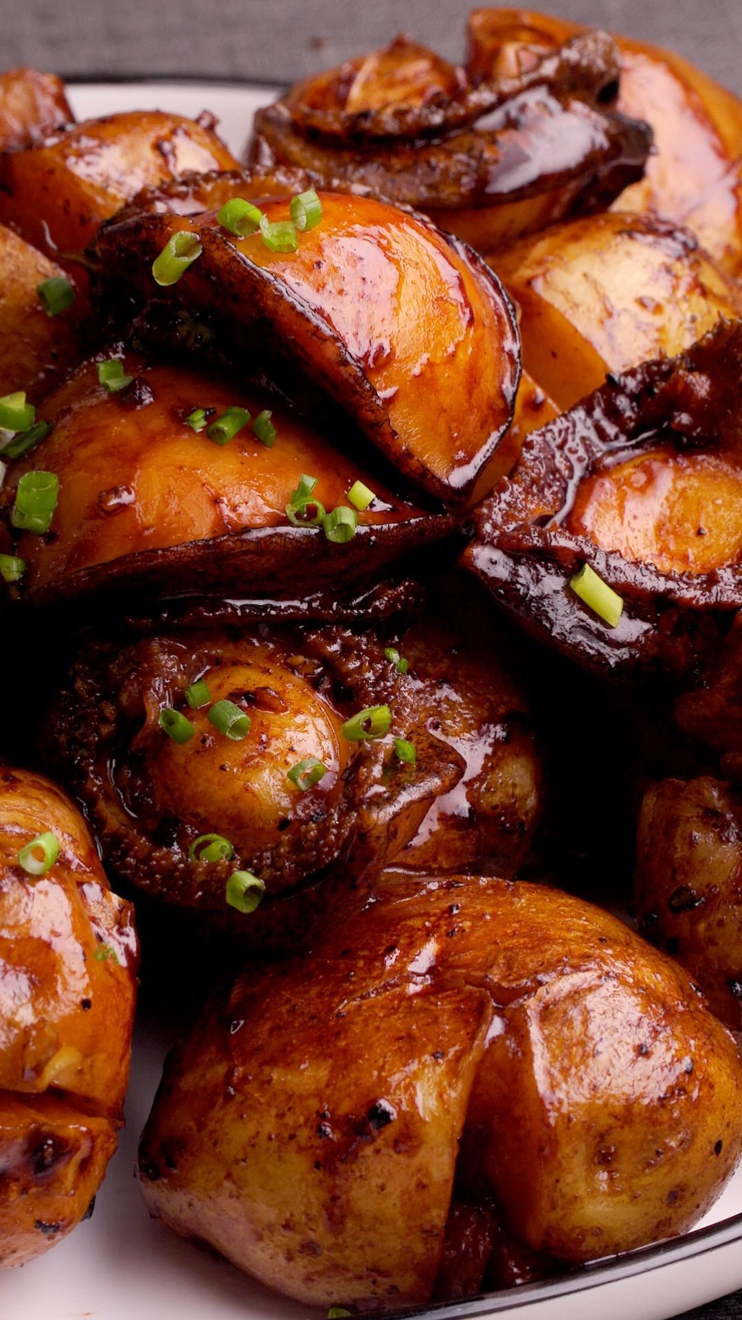 黑椒鲍鱼烧土豆