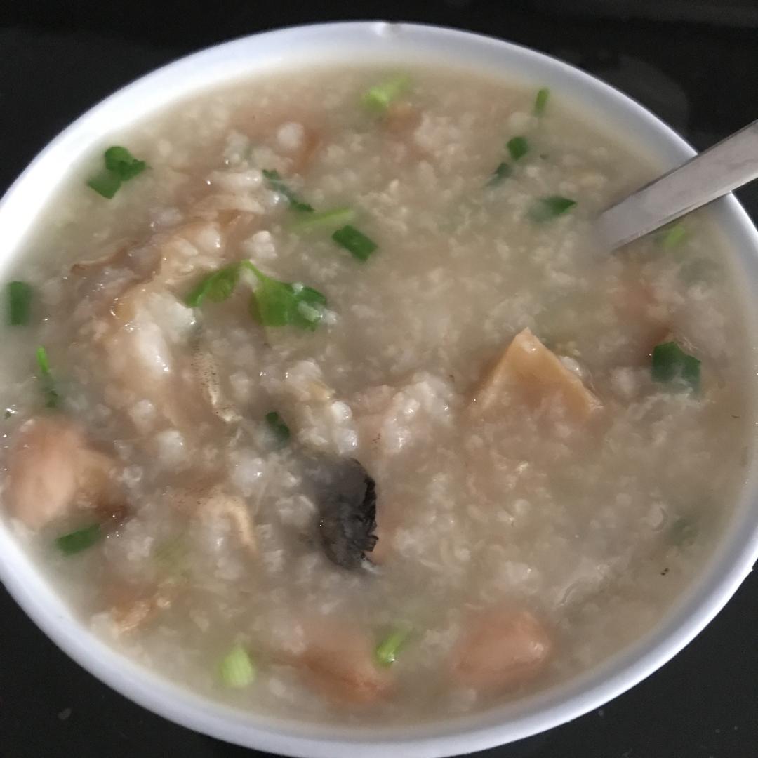 柴鱼花生粥