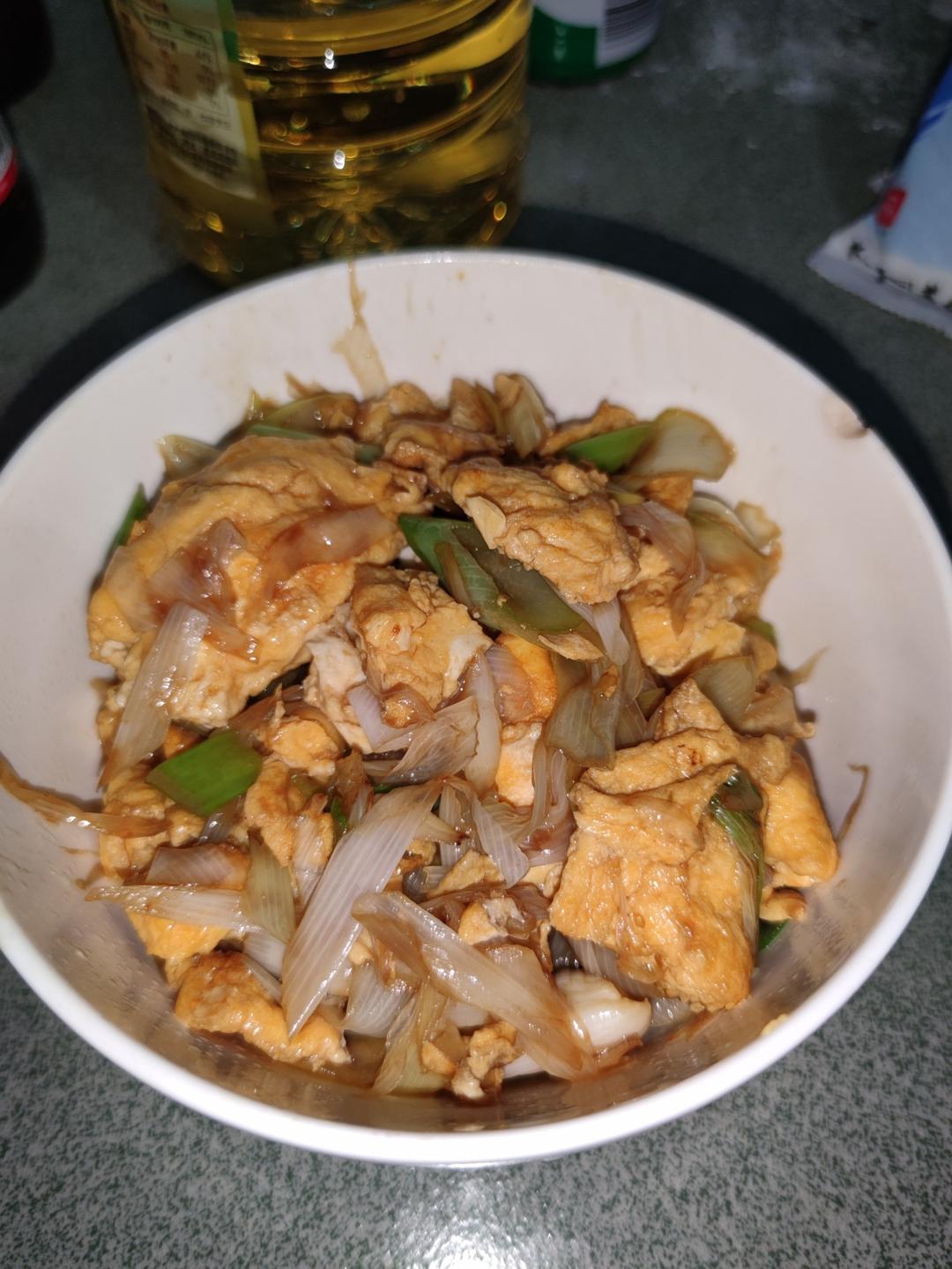 东北的大葱炒蛋