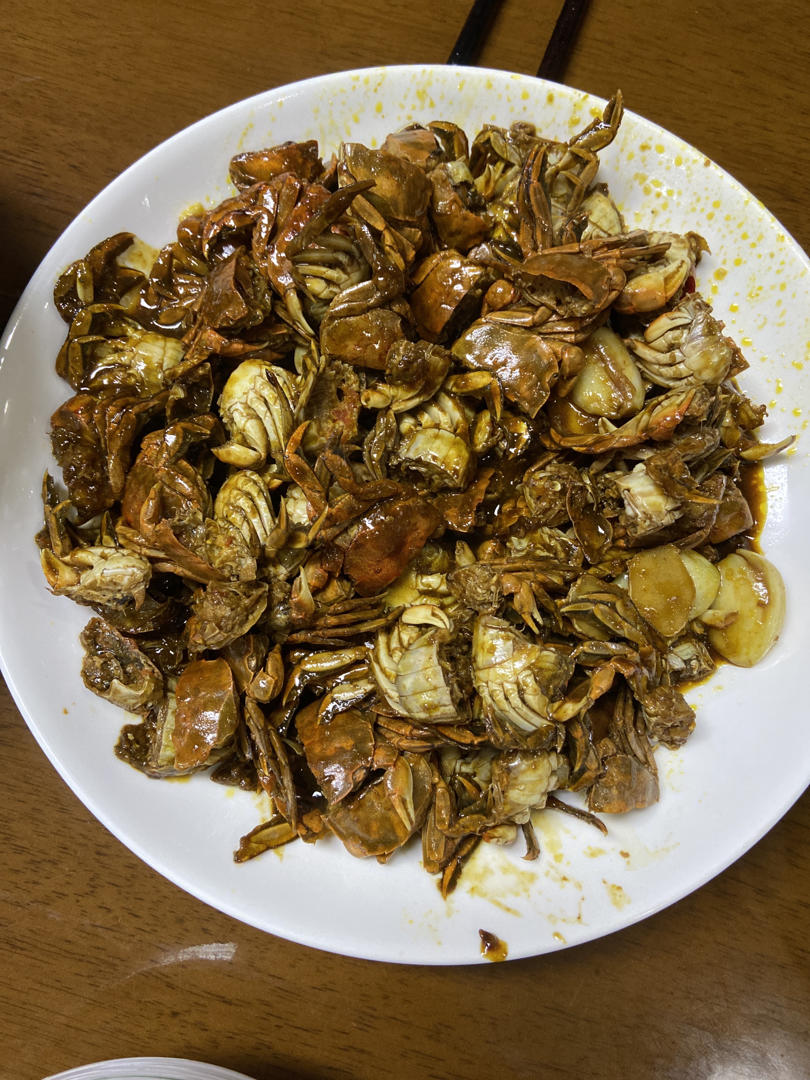 九九君2做的六月鲜香辣小螃蟹