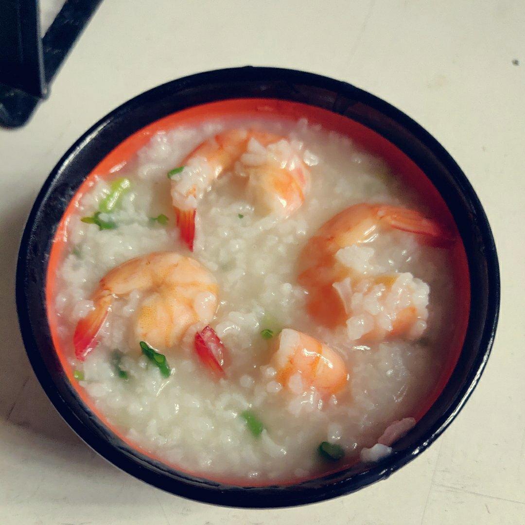 鲜虾香芹粥