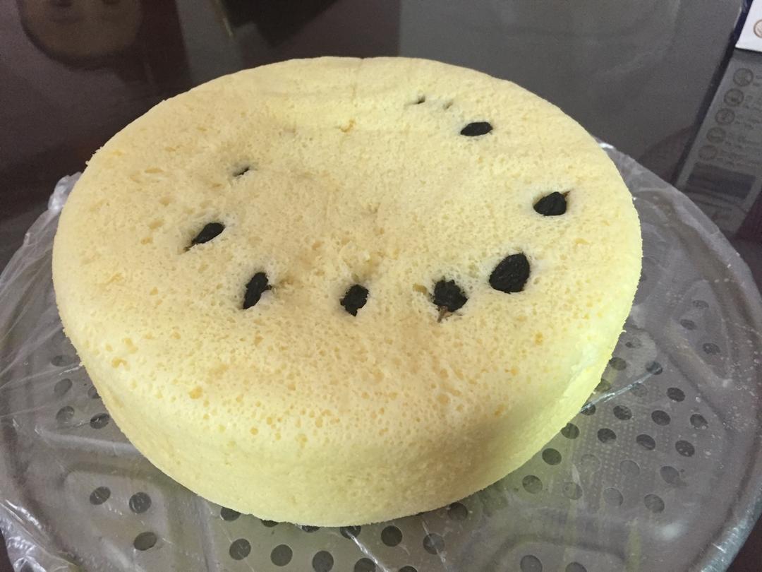 水嫩烫面蒸蛋糕