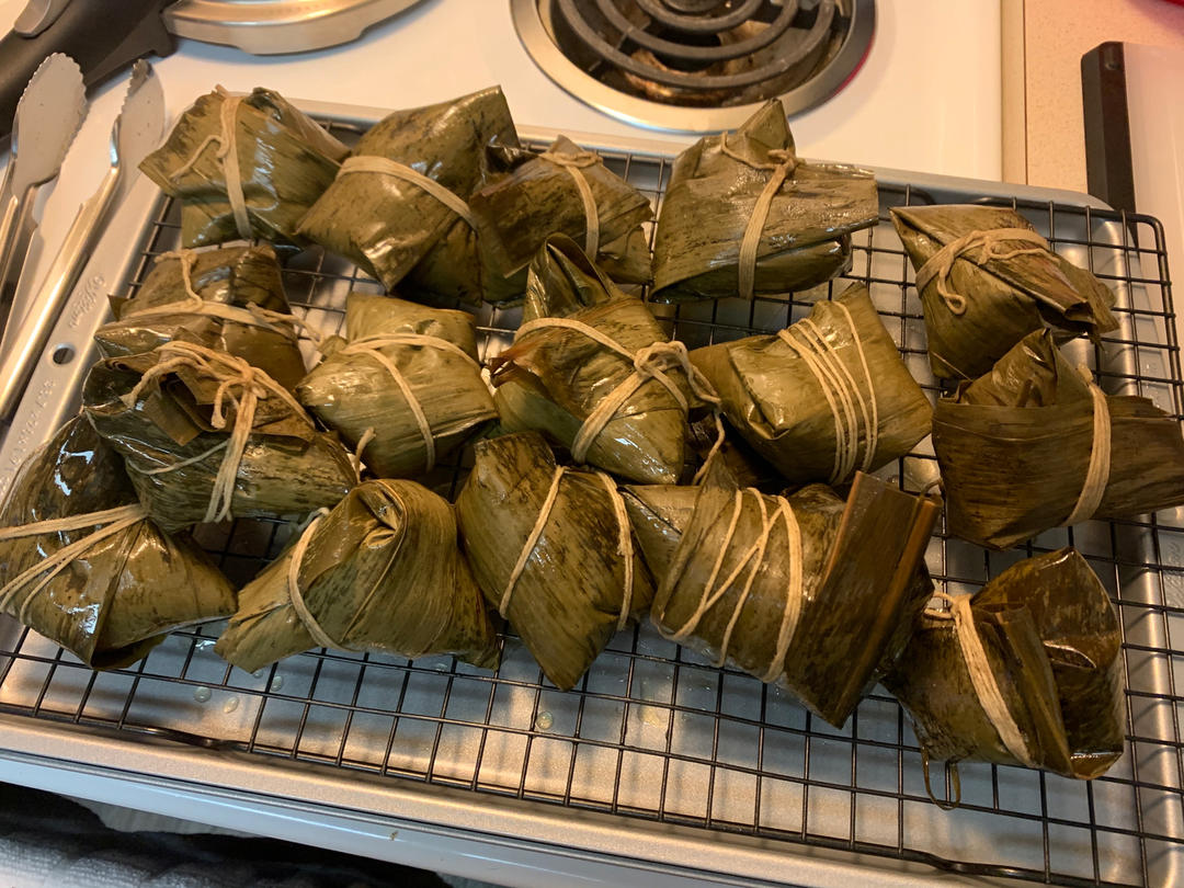 潮汕双拼粽子（粽球）