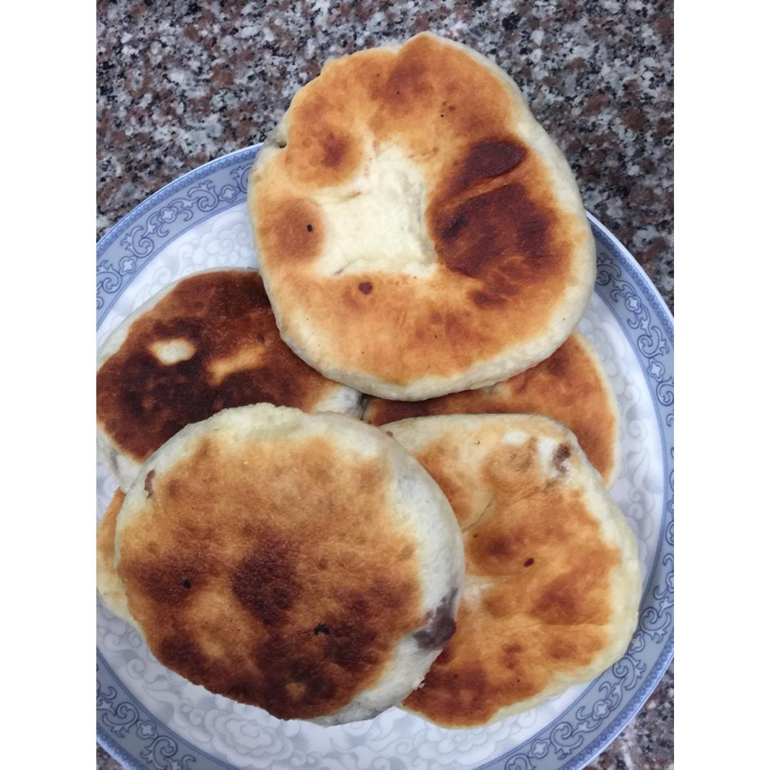 无油豆沙烙饼