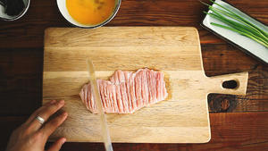 日式猪排饭配味噌汤的做法 步骤3