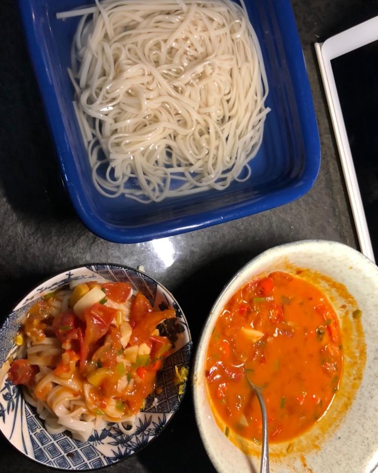 番茄鸡蛋打卤面