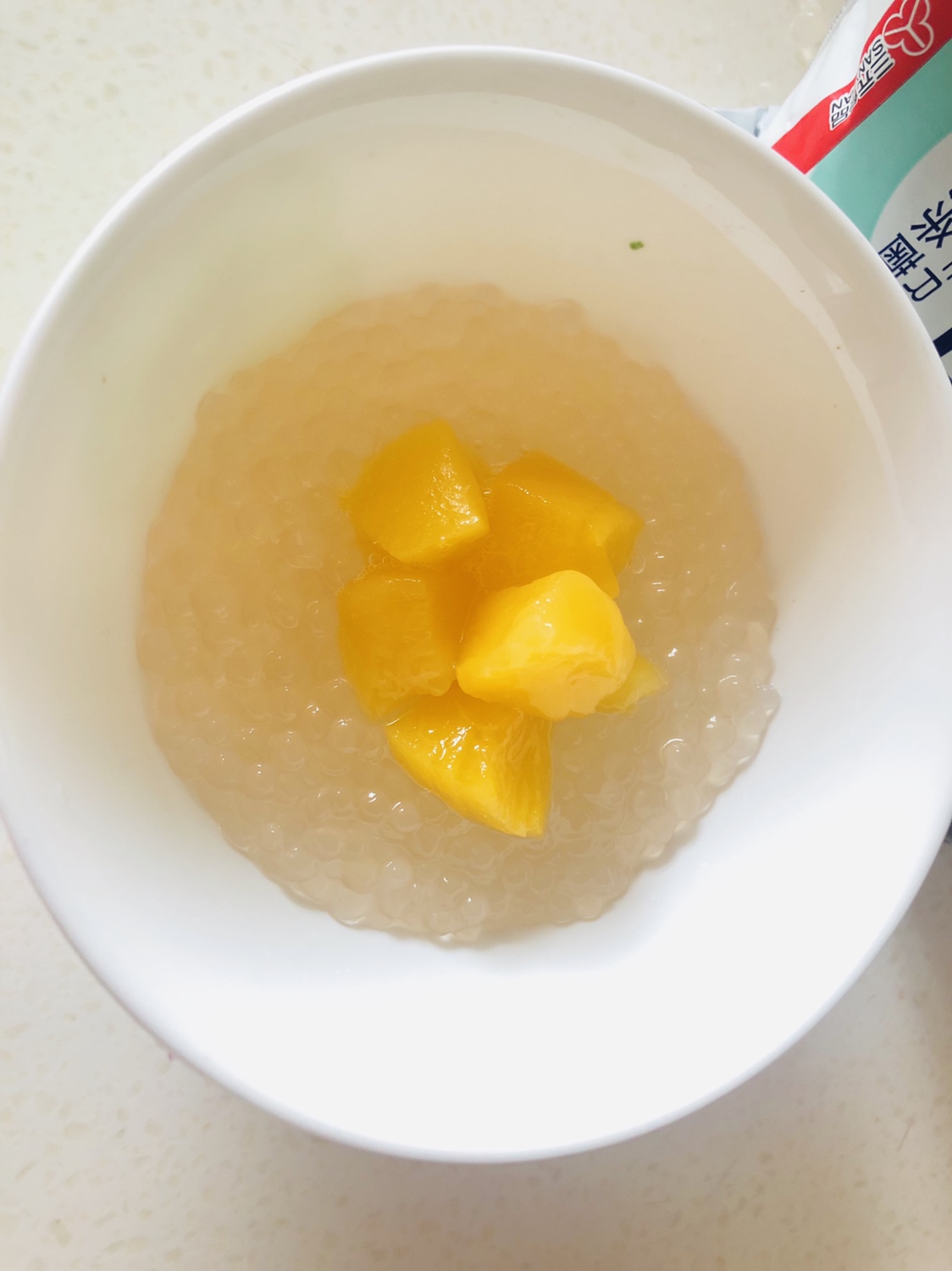 【夏日饮品】自制黄桃西米露的做法 步骤9