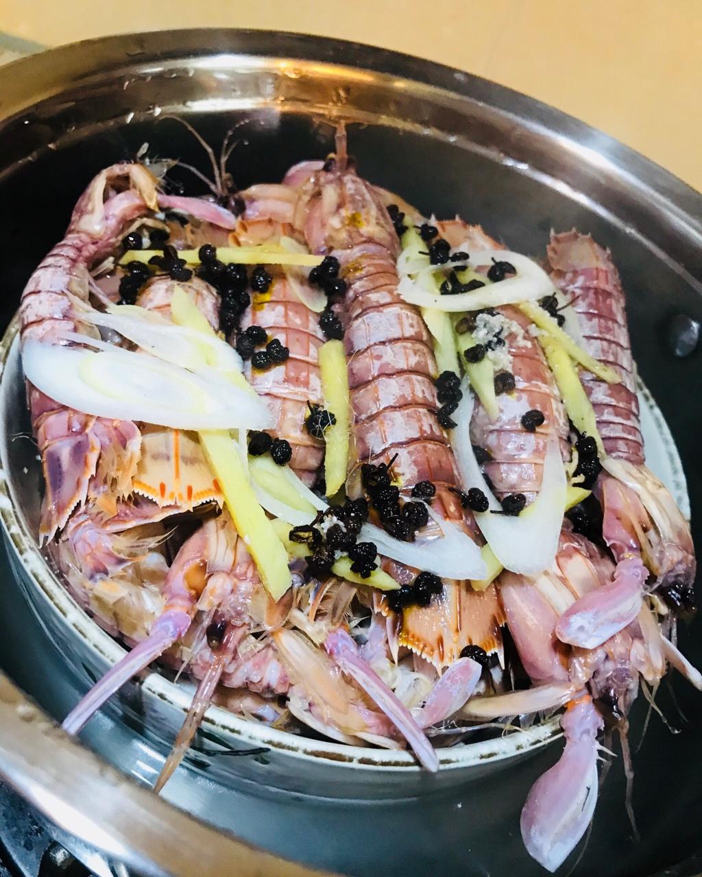 蒸皮皮虾