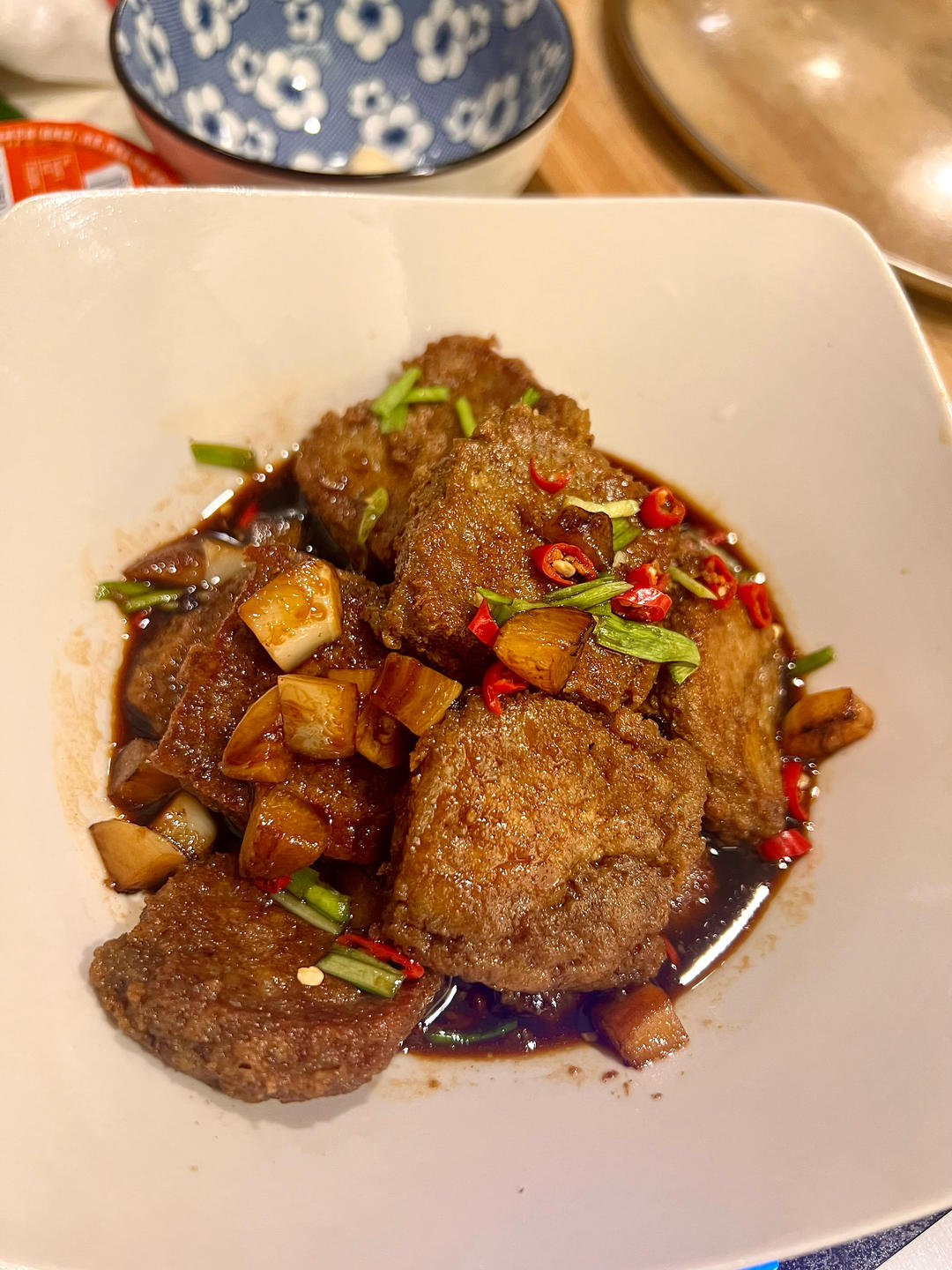 红烧臭豆腐