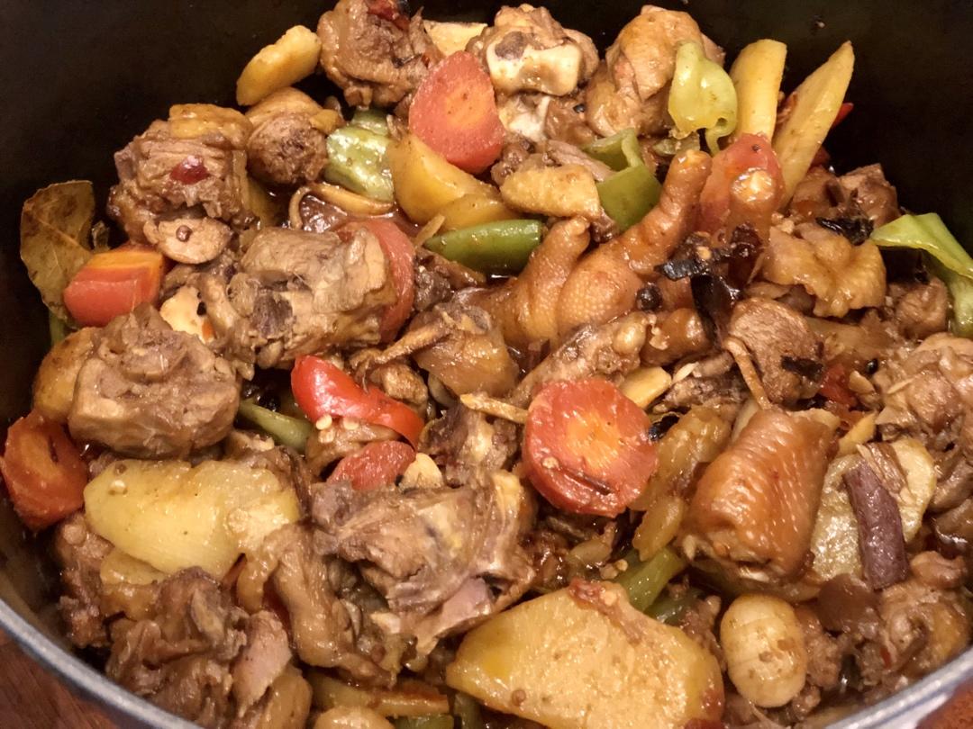 我爱晗雨做的老饭骨新疆大盘鸡