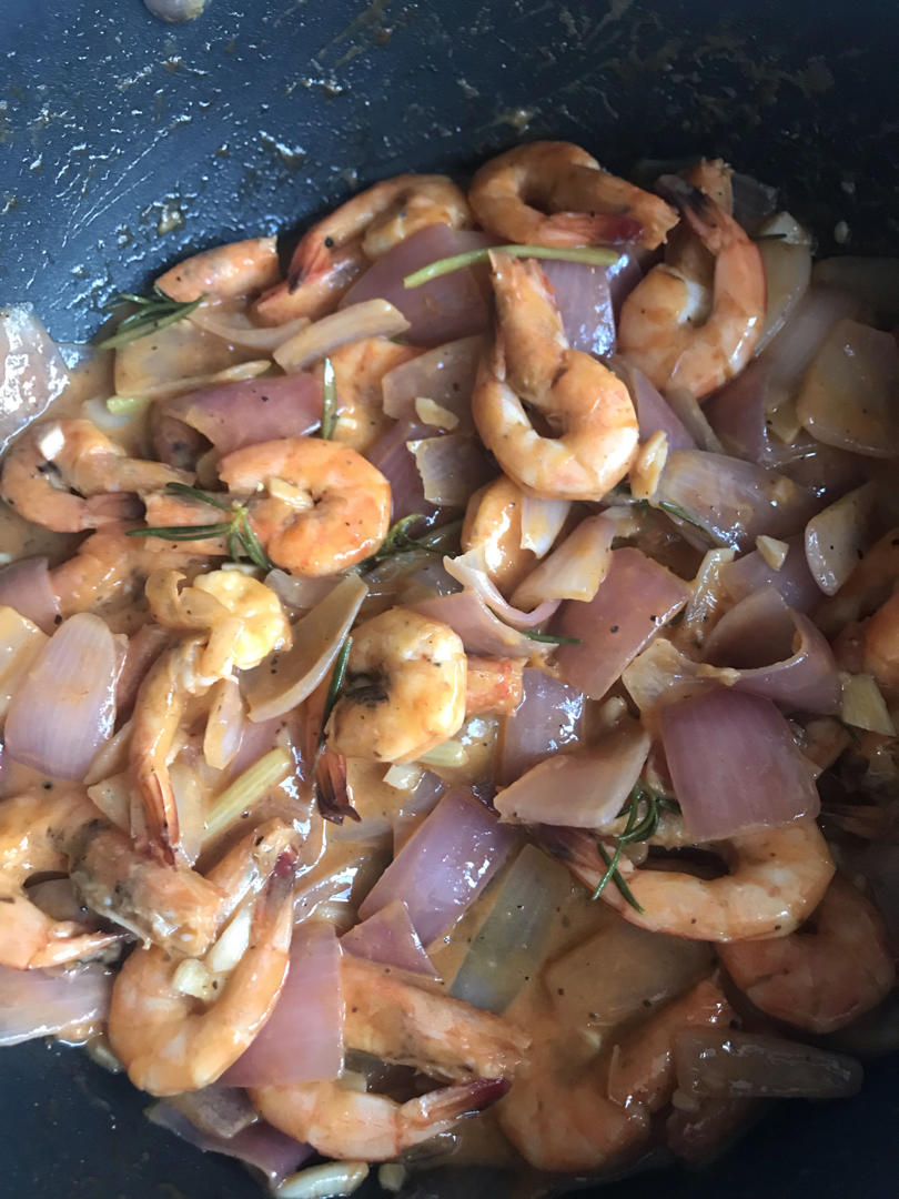 奶油香料炖大虾#秋季保胃战#