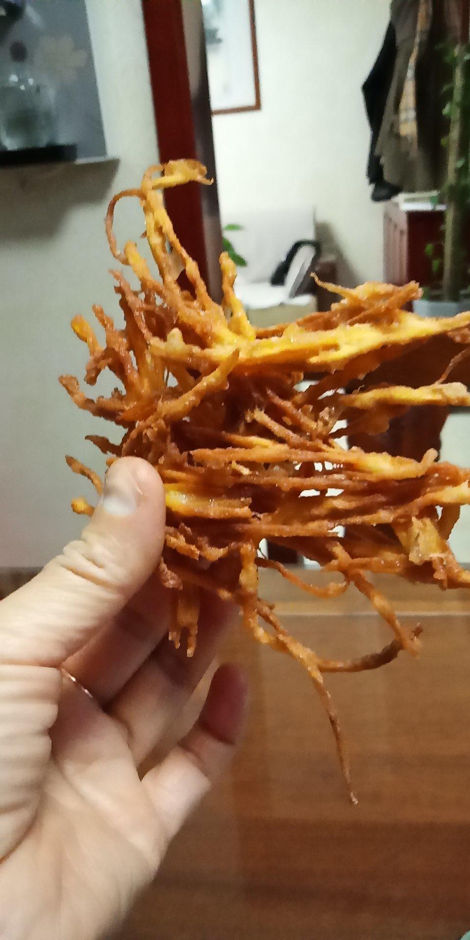 蓉仙儿大厨做的炸红薯条螃蟹脚