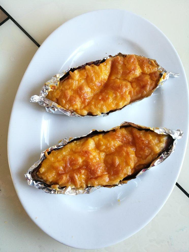 芝士奶油焗红薯