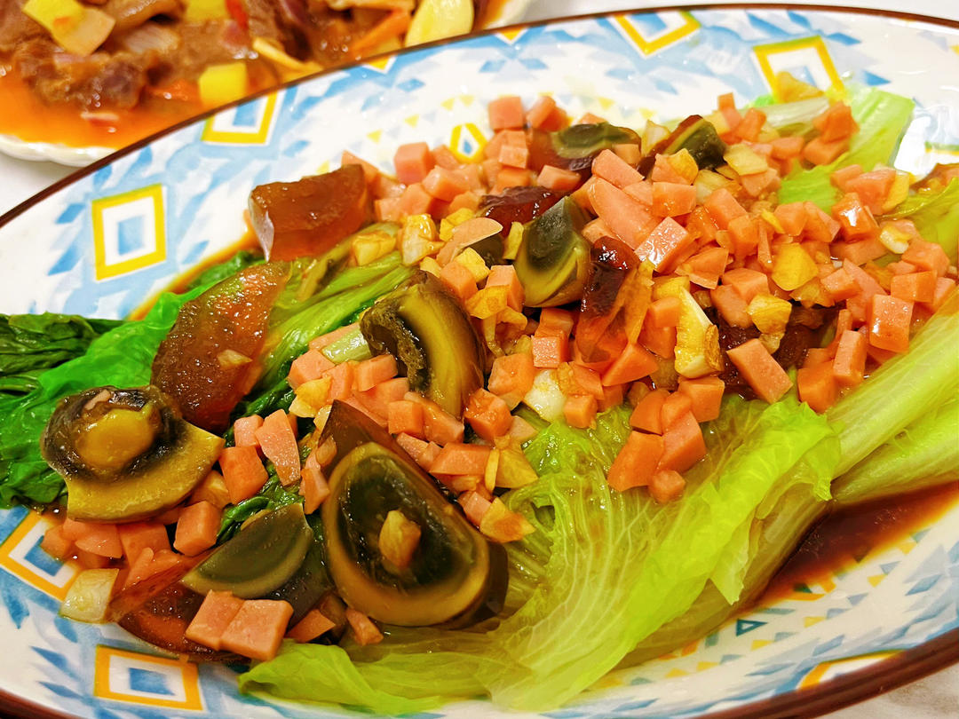 白灼生菜